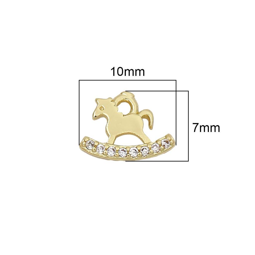 1 Stück Kupferlegierung Tieranhänger Kreatives Design Zubehör für Schmuckherstellung DIY Halskette Armband Ohrring