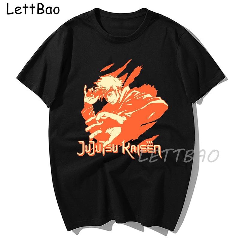 Jujutsu Kaisen T Shirt Japanese Anime Women Men Kawaii Woman Tshirts Tops Yuji Itadori Cartoon Unisex