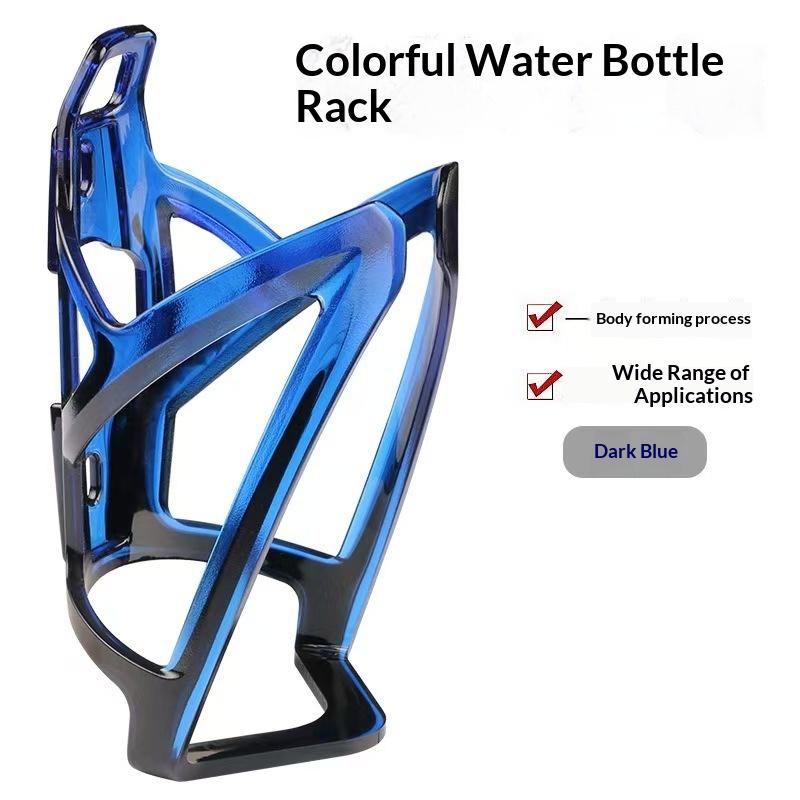Tool & Drill Free Silicone Bicycle Water Bottle Cage 1 Set Colorful Cycling Holder for Mountain Bike Outdoor Adventures
