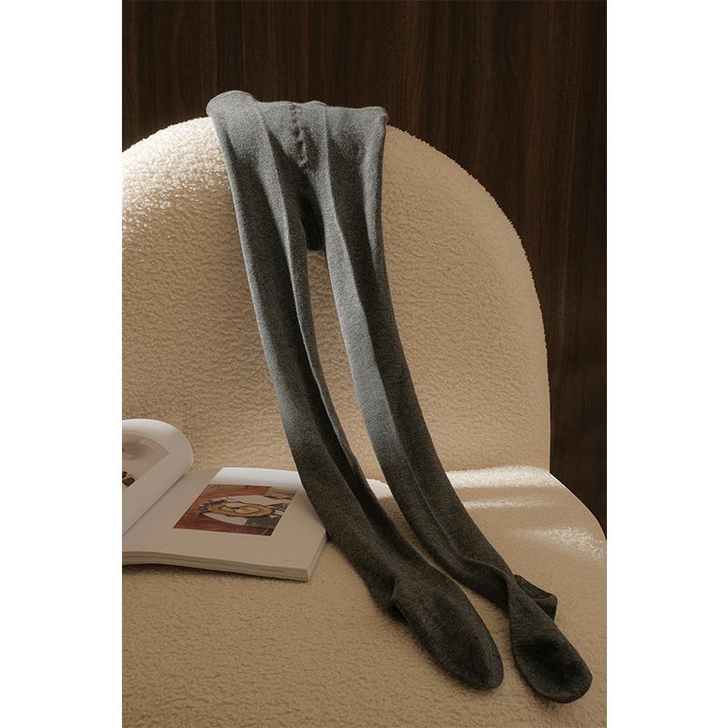 

Women s Wool Blend Compression High-Waisted Tights - Warm & Skin-Friendly Slimming Base Layer Pants for Autumn. One Size