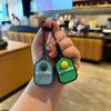 Soft Pvc Pickleball Paddle Keychains Multiple Bright Colors For Bag Decoration Gifts For Pickleball Enthusiasts