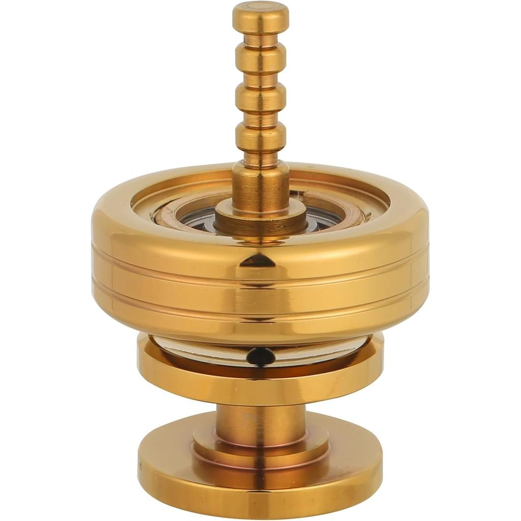 2 in 1 Metallkreisel Fidget Spinner für Erwachsene Kinder Präzisionsspielzeug Gyroskop Geschenk Edelstahl Keramikperle