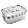A20F-Large Capacity Sandwich School Office Lunch Box Bento Dinnerware For Kids Adults Food Container Stainless Steel