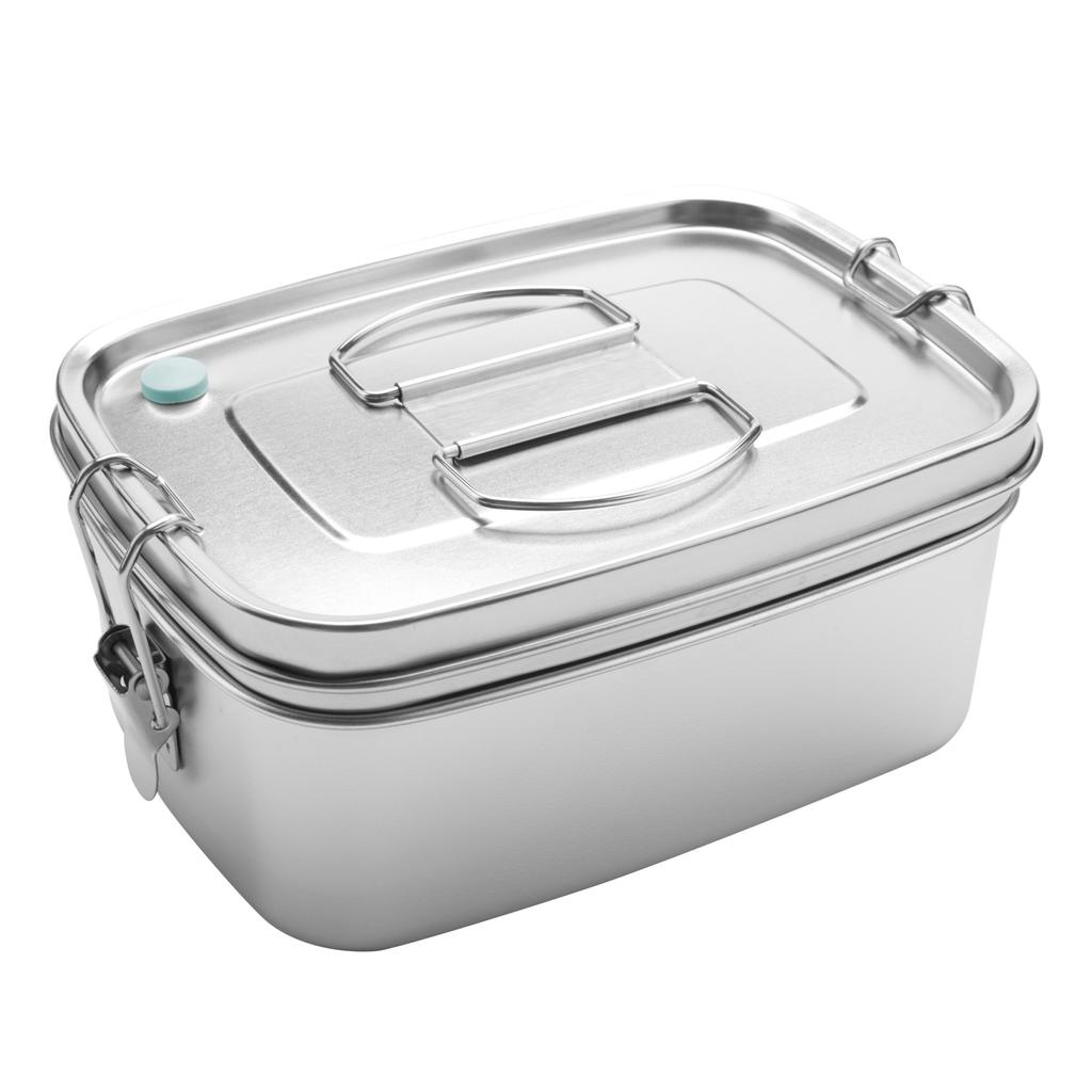 A20F-Large Capacity Sandwich School Office Lunch Box Bento Dinnerware For Kids Adults Food Container Stainless Steel