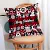New Style Pillowcase Buffalo Plaid Christmas Print Pillowcase Home Bedroom Decoration