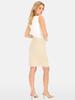 WOMEN' SUEDE SKIRT, ABOVE-KNEE LENGTH