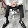 Men's leather shoes, new business dress shoes men's shoes cowhide Munch shoes monk shoes