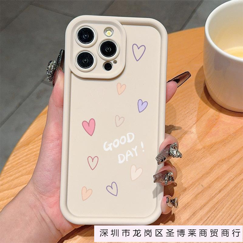 Colorful Heart Supports iPhone 16, iPhone 16, 12/13/14/15 Pro Max Full-coverage XS Phone Protective Cases