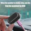 Car Interior Lights Solar Anti-Theft Warning Light Rechargeable Energy-Saving Car Snow Removal Device for SUV Sedan Off-Road