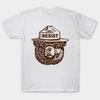 Asian Size Cotton Unisex Tshirt Print T-shirt Smokey the Bear Resist T-shirt No-Cut Print Regular Fit