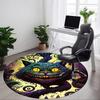 1pc Cat Fantasy Office Round Area Rug, Indoor Mat Suitable For Office, Under Office Chairs Bedroom Living Room Home Decor, Room Deco 043