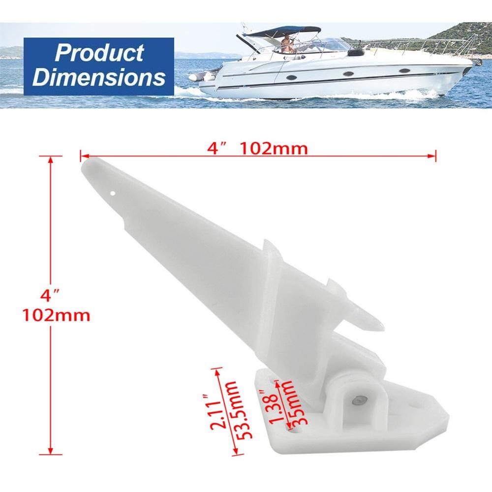 Universal Marine Speed Gauge Acceleration Guide Tube – 80 Mph Speedometer Pitot Tube, Anti-Weed Design, Replacement For Most Boats