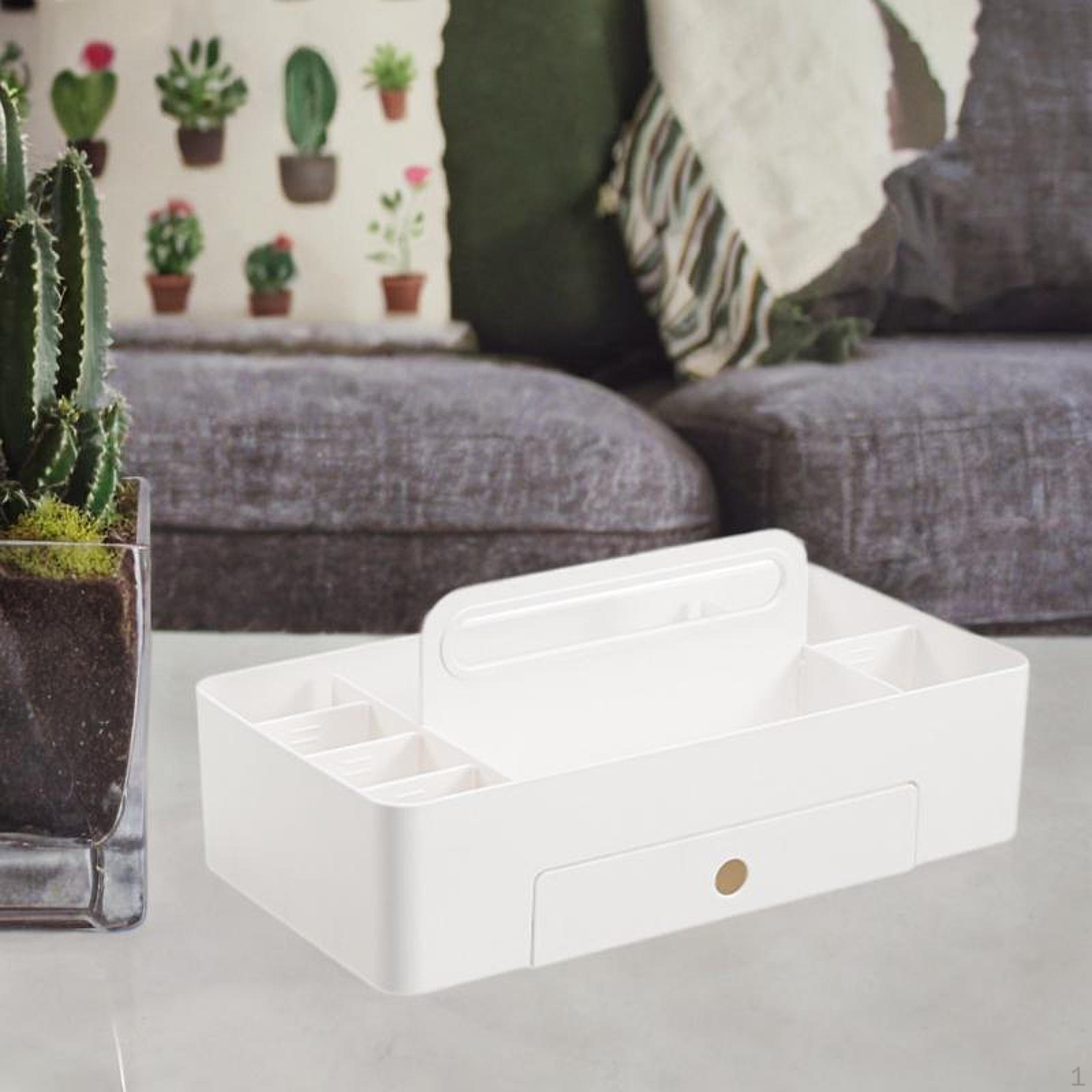 

Makeup Storage Solution with 8 Compartments for Bathroom And Countertop рожевий