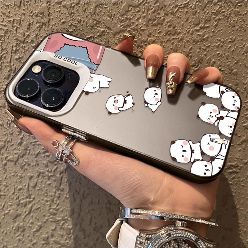 Kawaii Puppy Print Silicone Phone Case For iPhone 17 16 15 13 12 11 ProMax Pro Plus Shockproof & Anti-Scratch Phone Case Bumper