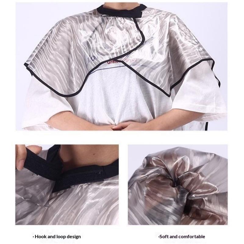 Barbershop Hairdressing Cape Waterproof Hair Coloring Wraps For Hair Color Shampoo Hair Dye Cloth Haircut Cloak Tools