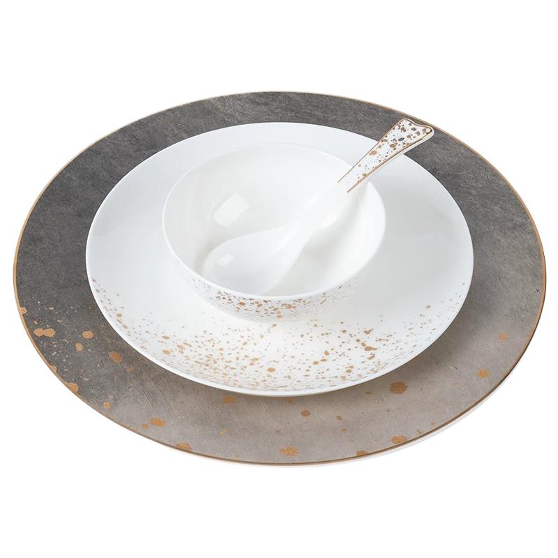 Golden Sand Coast New Chinese Ceramic Tableware Set