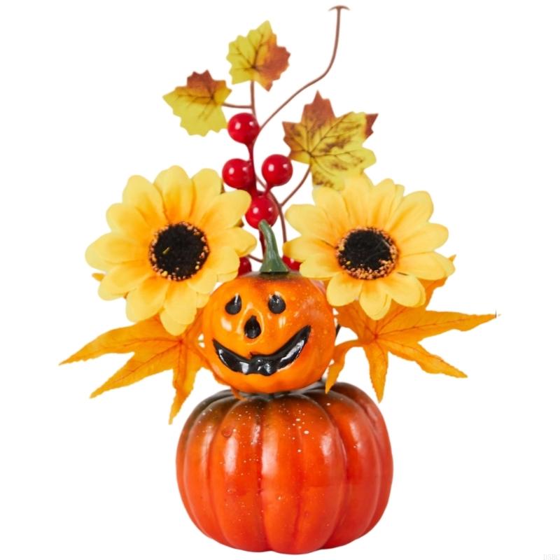 Functional Autumns Maples Pumpkins Decoration Durable Materials For Indoors Outdoor Scenes