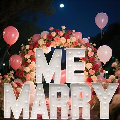 1PC 92CM Marquee Letters A-Z Giant Light Up Letter for Birthday Wedding Backdrop,Baby Shower Party Proposal Decor Pre-Cut Foam Frame with White Lights
