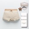 Natural Cotton Girls' Boxer Briefs - Thin, Antibacterial, Seamless Shorts