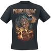 T-shirt in Cotone con Grafica Powerwolf Estiva Unisex Manica Corta Marca di Moda Tee Lusso Casual Vintage Retro Top
