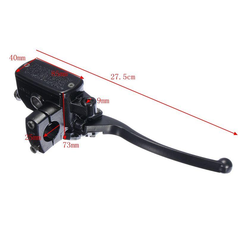 1Pair 1" 25mm Universal Motorcycle Front Brake Clutch Lever Master Cylinder Hydraulic Pump For Honda/Yamaha/Suzuki