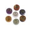 7Pcs/Bag Natural Stone 7Chakras Ornament Decoration Reiki Healing Home Decor Mini Furnishings Jewelry 16x16x6 Mm