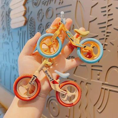 Kreativer Spaß Schiebefahrrad Paar Schlüsselanhänger Schmuck Geschenk