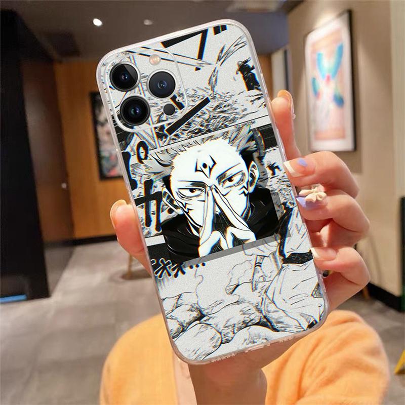 

Phone Case For iphone 17 Pro Max Air 16 15 14 13 Pro Max 15 16 Pro 15Plus Anime Jujutsu Kaisen Yuji Itadori Satoru Gojo iphone 16Pro