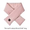 Winter Electric Heated Scarf 5V Adjustable Temperature Scarf USB Charging Heat Control Neck Warmer for Cycling Camping