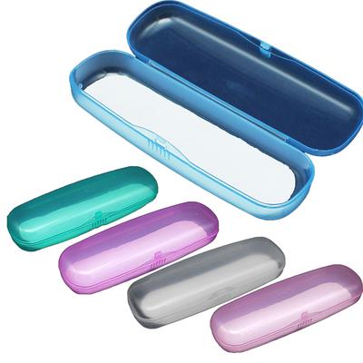 Estuche de plástico translúcido para gafas, caja protectora para gafas de sol, para mujer y hombre, soporte para gafas de sol para leer, caja de contenedores