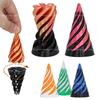 3D Printed Spiral Cone Fidgeting Plaything Impossible Pyramid Passthrough Ghost Sculpture Small Vortex Thread Illusion Relaxation Toy