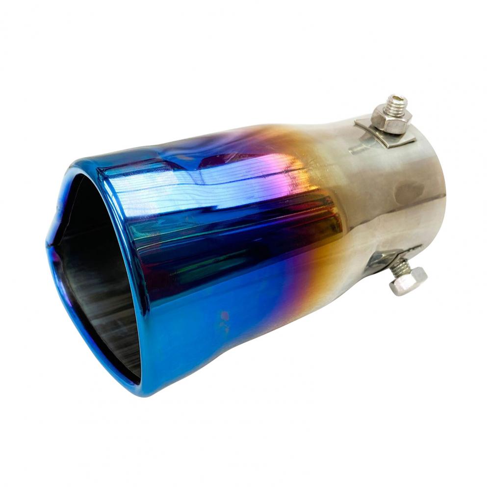 Car Exhaust Tip Lightweight Heart Shaped Exhaust Tail Muffler Tip Easy-to-Install Stainless Steel Exhaust Muffler for Van