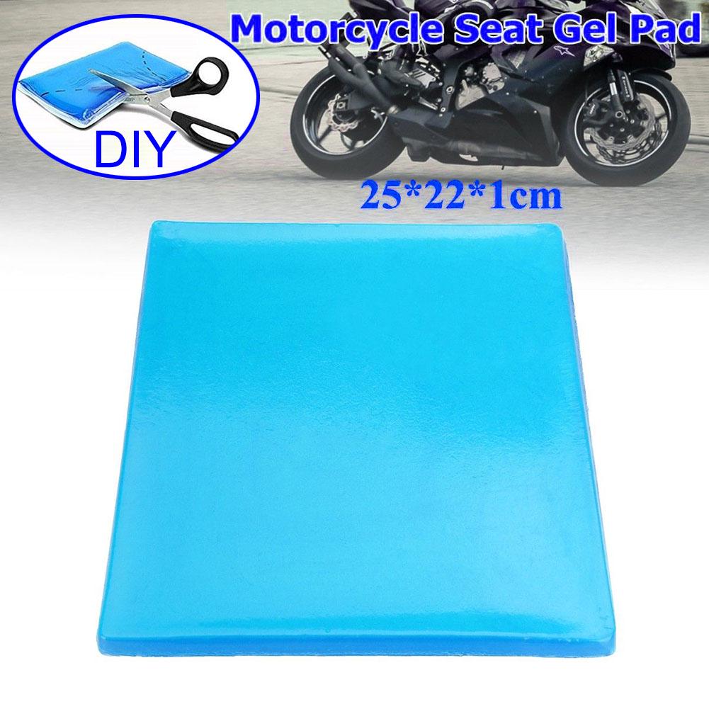 Motorcycle Seat Gel Pad Seat Cushion Shock Absorption Mats Reduce Fatigue Comfortable Soft Cushion Cool DIY Pad Motorbike Seat