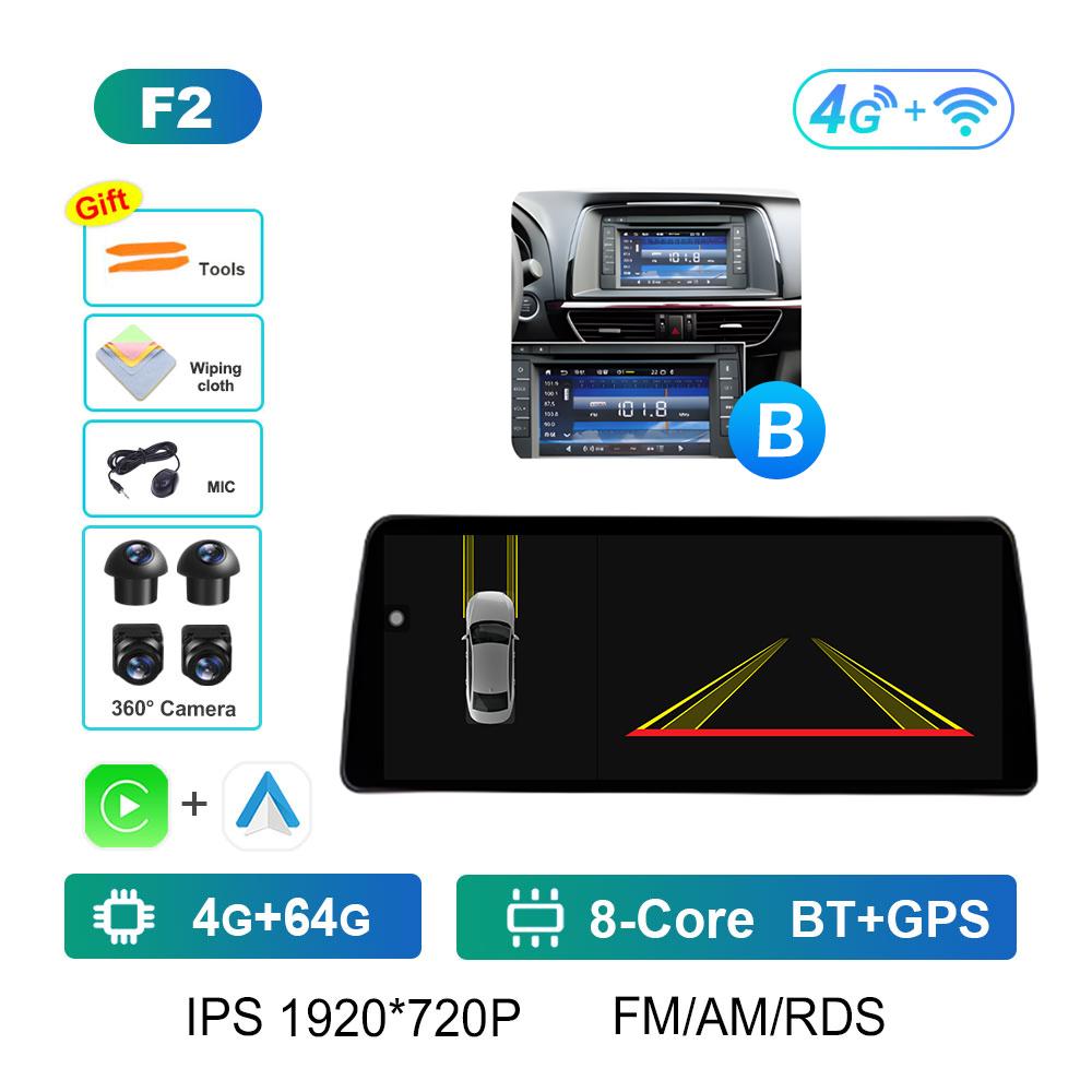 for Mazda ATENZA 2014 2015 - 2016 Car Multimedia Video Radio Player Wireless Carplay GPS Navigation Accessories Cooling fan WIFI