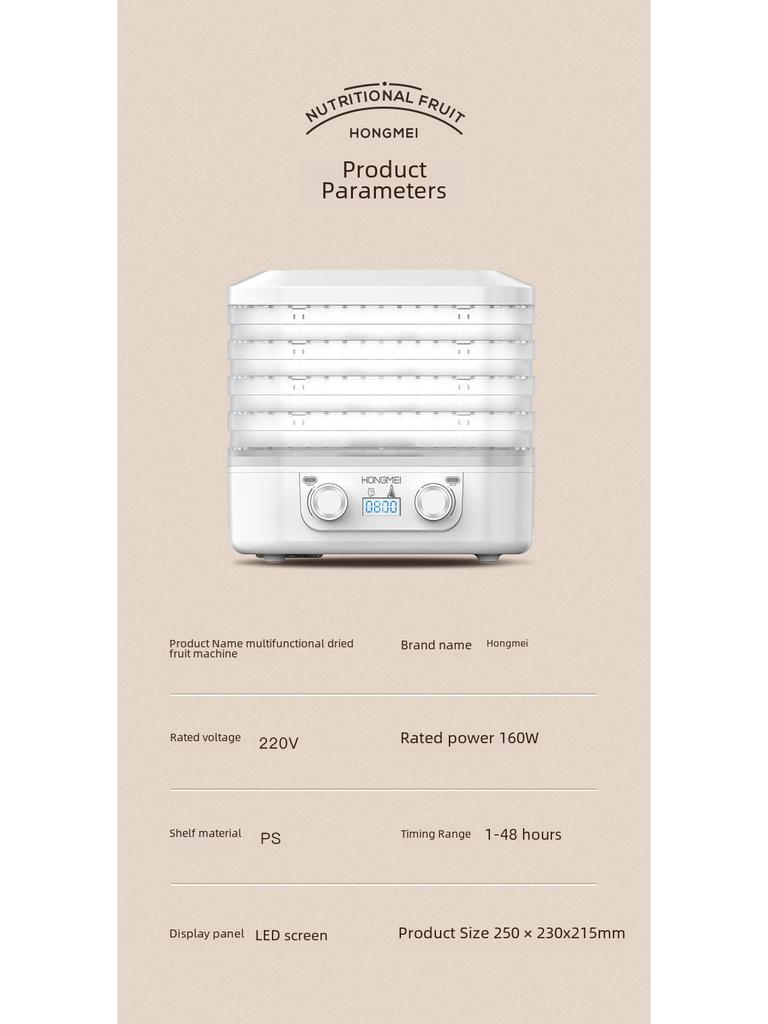 Suszarka powietrzna do owoców i warzyw Cross-Border