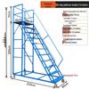 Jundingying 3.0m Thickened Mobile Platform Ladder