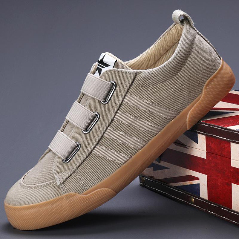 New Spring Men's Shoes Korean Style Versatile Trendy Casual Shoes Breathable Comfortable Shoes Soft Sole Versatile Shoes Men's