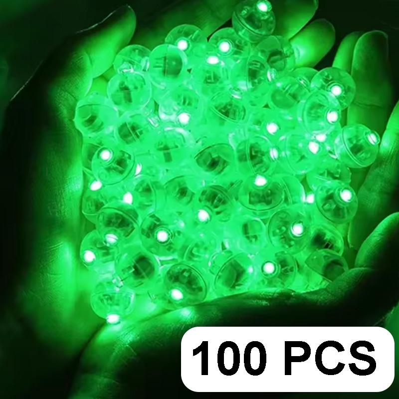 50/100 Pezzi Luci LED per Palloncini Mini Palloncini Sfera Rotonda Luce Notturna Lampada LED Flash per Lanterne di Carta Decorazioni per Feste di Matrimonio