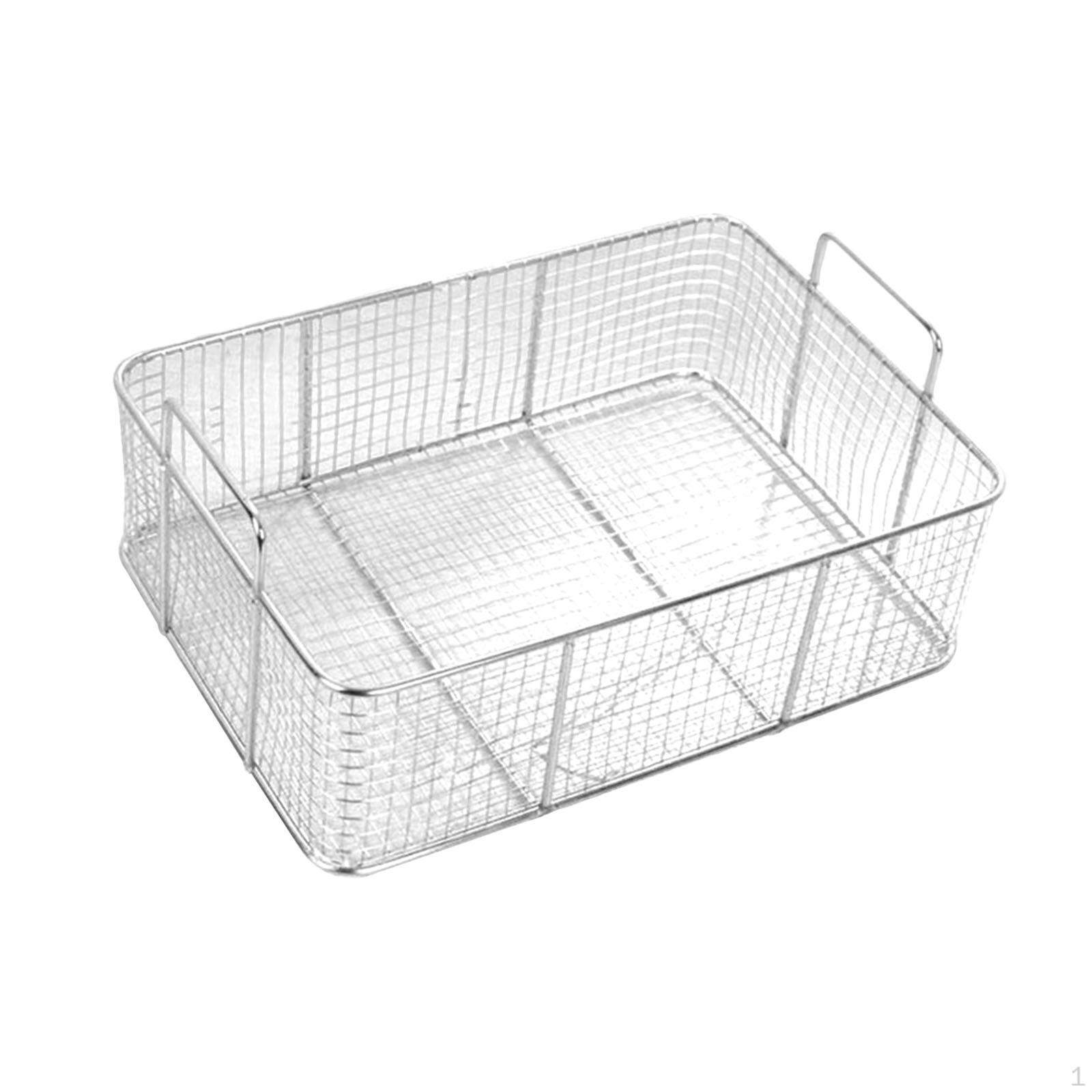 

Fry Bakest Sieve, French Holder, Stainless Steel, Reusable Food Basket with Sieve for Frying And