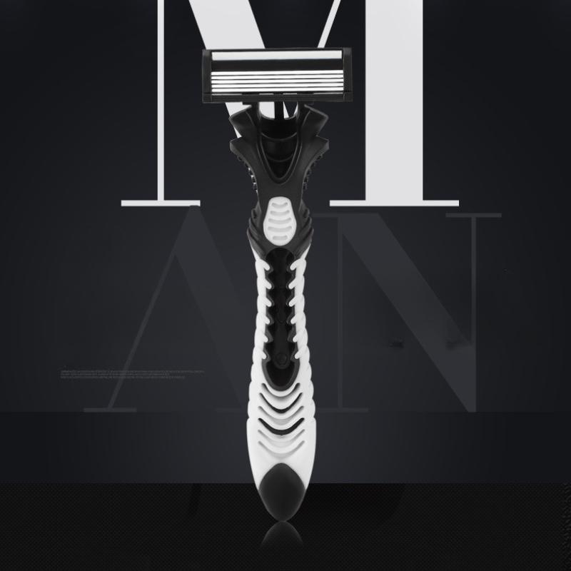 3Pcs/set Five-layer Razor Blade, Old-fashioned Manual Men's Razor, Disposable Razor, Shaving Knife