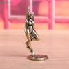 Retro Brass Beautiful Lady Cat Figure Statue Desk Ornament Office Bookshelf Artistic Home Decor