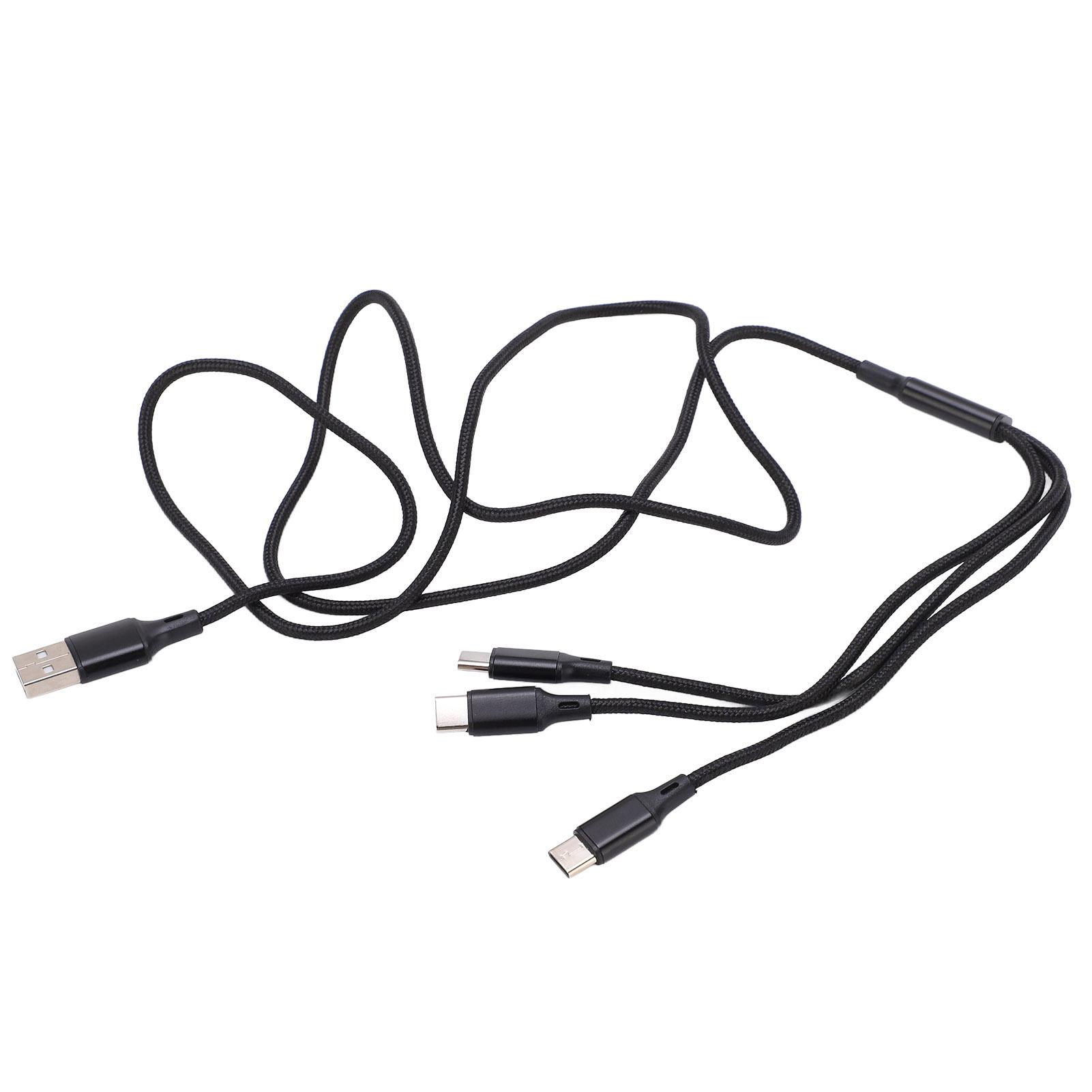 

One Drag Three USB Fast Charging Cable for DJI FPV Remote Control Rocker Glasses Battery