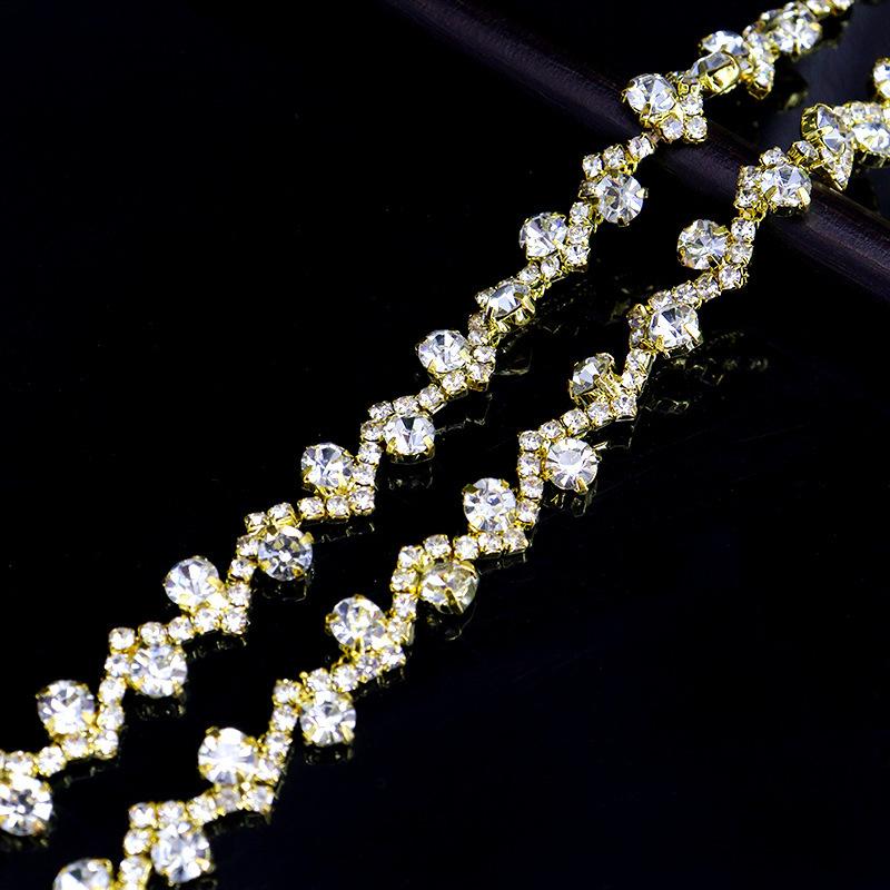 Chain DIY Drill Chain, Clothing Accessories, Hand Sewn Drill Claw Chain, Accessories, Rhinestone Chain