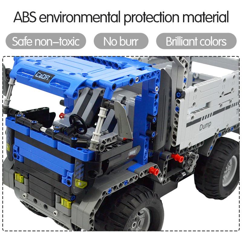 Cada 638pcs Rc Remote Control Dump Truck Building Blocks Compatible City Technic Car Vehicle Bricks Series Toys For Kids Buy At A Low Prices On Joom E Commerce Platform