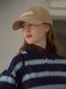 ANOETIC Corduroy Lettering Ball Cap_Beige