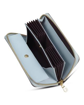 Long Genuine Large Coin Easy To Take Out YKK Vertical Card Storage Wallet [AOITA] Wallet, Women's, Wallet, Leather, Capacity, Box-shaped Purse, Coins,