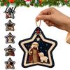 Festive Wall Fireplace Decoration Felt Christmas Pendant Decorative Hanging Ornament for Holiday Indoor Outdoor Xmas Tree Decor Home Decor,