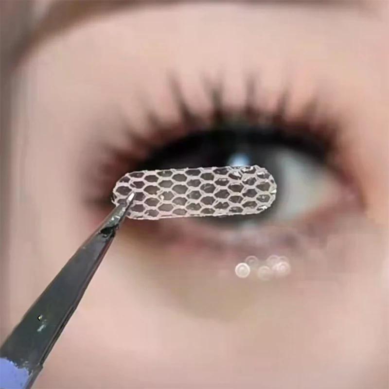 Natural Eye-lift Mesh-lace Transparent Invisible Self-adhesive Eyelid Tapes Stickers Women Invisible Double-fold Eyelid