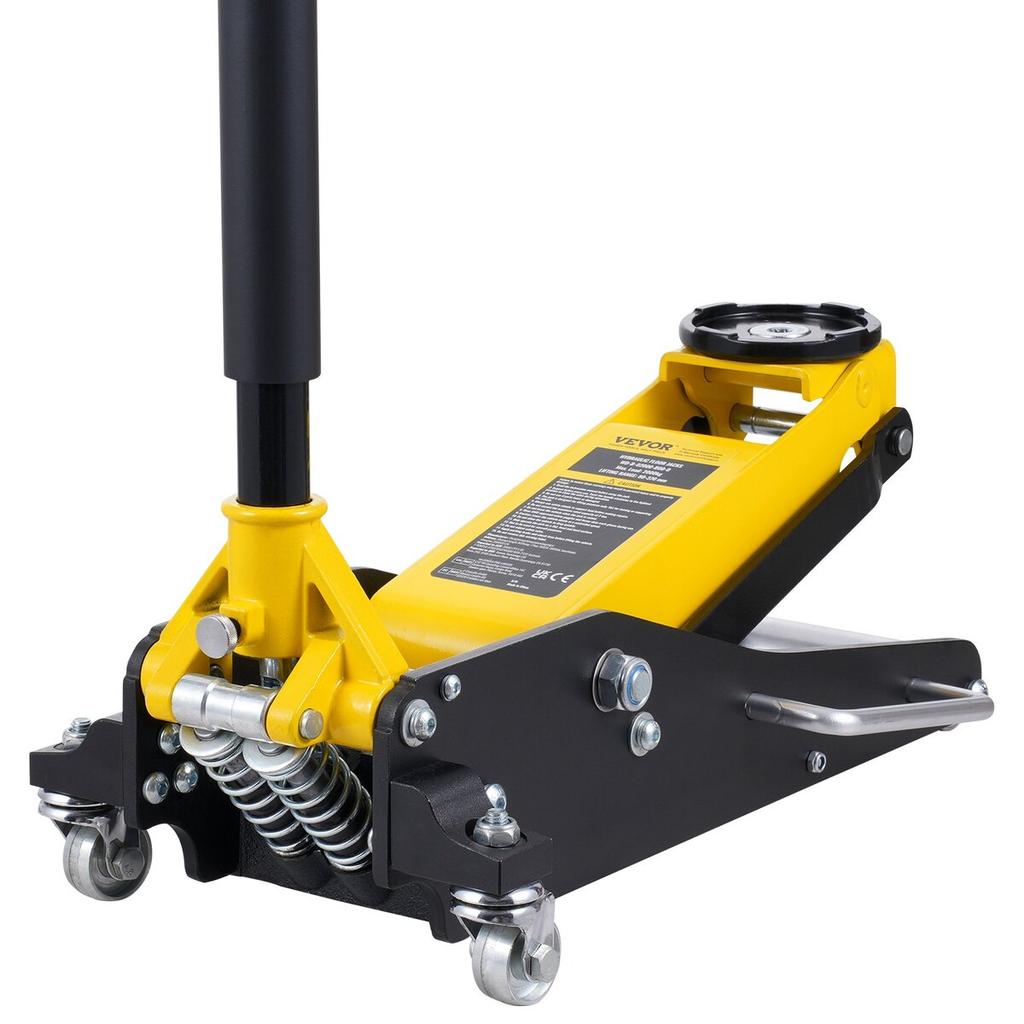Low Profile Floor Jack 2 Ton Heavy Duty Dual Piston Rapid Pump