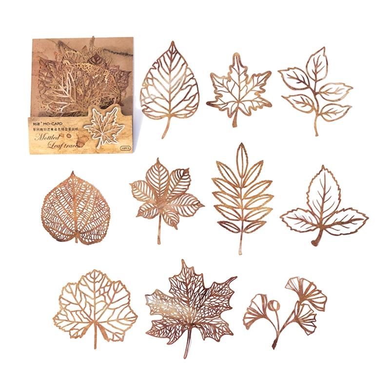 10-sheet Junk Journal Vintage Yellowed Coffee Dyed Hollow Lace Material Paper DIY Scrapbooking Collage Diary Album Decor